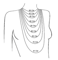 Chaîne à l'unité, couleur et taille au choix - Illustrations & Bijoux fantaisie ClairObscur Art