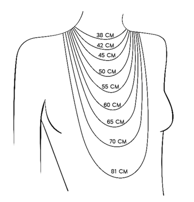 Chaîne à l'unité, couleur et taille au choix - Illustrations & Bijoux fantaisie ClairObscur Art