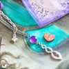 Collier "Ananta" Améthyste - Illustrations & Bijoux fantaisie ClairObscur Art