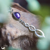 Collier "Ananta" Améthyste, taille de la chaine au choix - Illustrations & Bijoux fantaisie ClairObscur Art