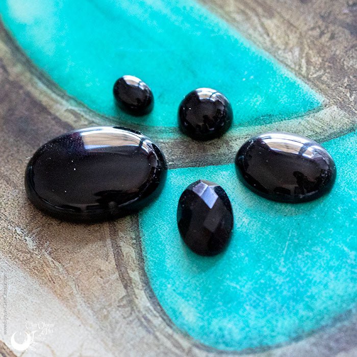 Collier "Ananta" Onyx - Illustrations & Bijoux fantaisie ClairObscur Art