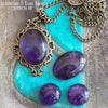 Collier "Angel" Améthyste personnalisable - Illustrations & Bijoux fantaisie ClairObscur Art