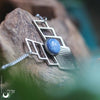 Collier "Athena" Cyanite, acier inoxydable - Illustrations & Bijoux fantaisie ClairObscur Art
