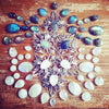 Collier Elfique "Elwing" Pierre de Lune arc-en-ciel - Illustrations & Bijoux fantaisie ClairObscur Art