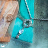 Collier Fantaisie Pierre de Lune - Illustrations & Bijoux fantaisie ClairObscur Art