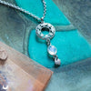 Collier Fantaisie Pierre de Lune - Illustrations & Bijoux fantaisie ClairObscur Art
