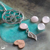 Collier "Fleur de Vie" Quartz rose personnalisable - Illustrations & Bijoux fantaisie ClairObscur Art