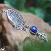 Collier "Sri Yantra Lotus" Lapis Lazuli personnalisable - Illustrations & Bijoux fantaisie ClairObscur Art