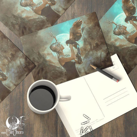 Malefic - Carte postale - Illustrations & Bijoux fantaisie ClairObscur Art